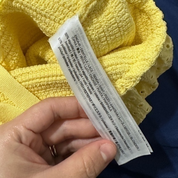 Zara embroidered eyelet knit top 4331 129 - Picture 8 of 8